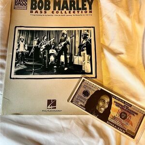 Bob Marley Bass Collection with a BONUS Novelty Bob Marley Money